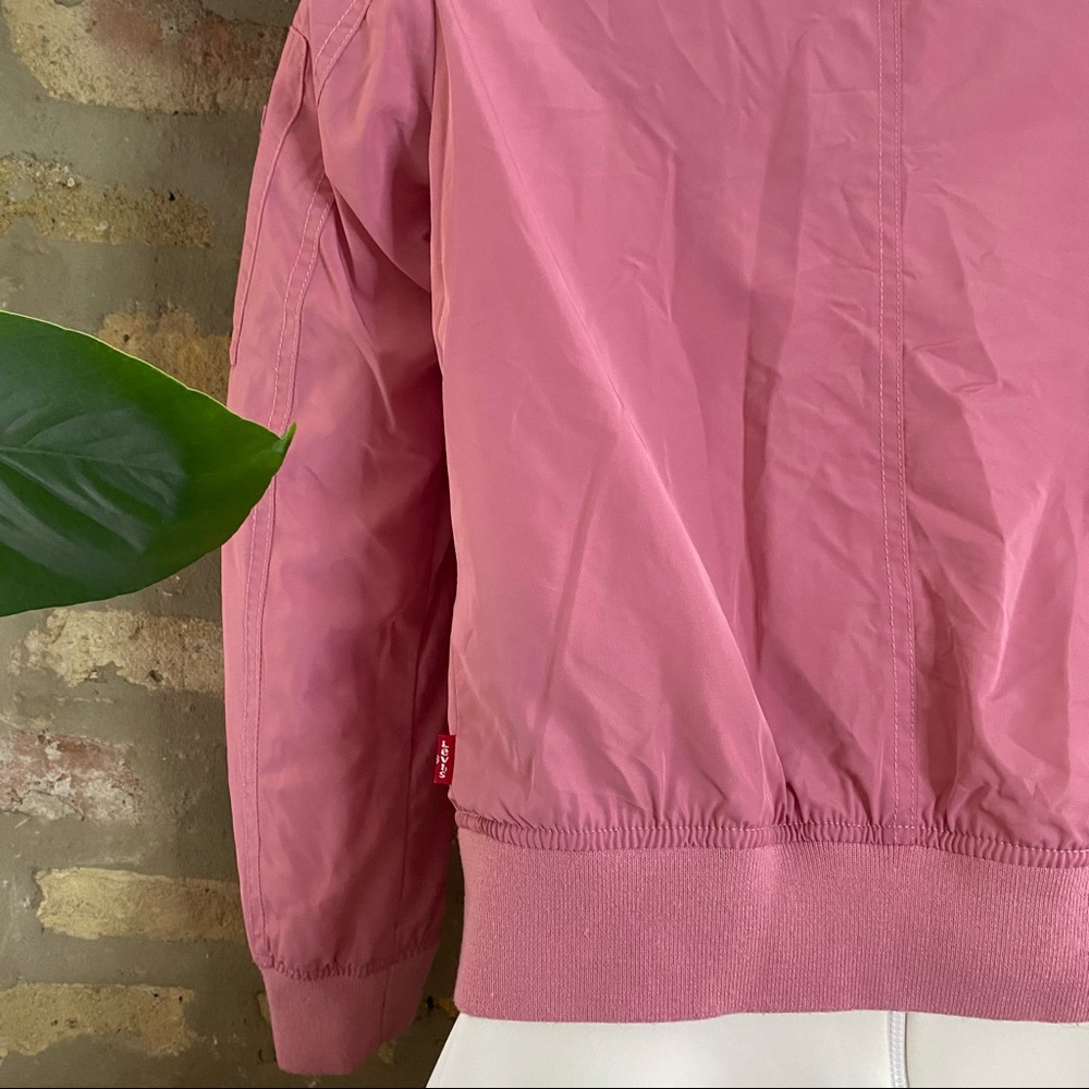 LEVI STRAUSS ~ Pink Bomber Nylon Lightweight Jacket - Picture 3 of 11